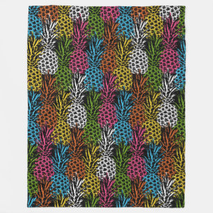 Pineapple Wild and Sweet Fleece Blanket