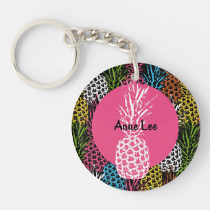 Pineapple Wild and Sweet Key Ring