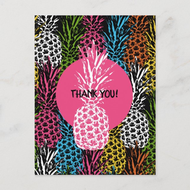 Pineapple Wild and Sweet Postcard (Front)