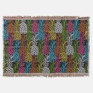 Pineapple Wild and Sweet Throw Blanket