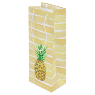Pineapple Wine Gift Bag
