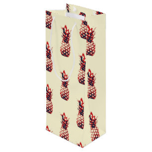 Pineapple Wine Gift Bag