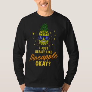 Pineapple Women Men Hawaiian Aloha Tropical Honolu T-Shirt