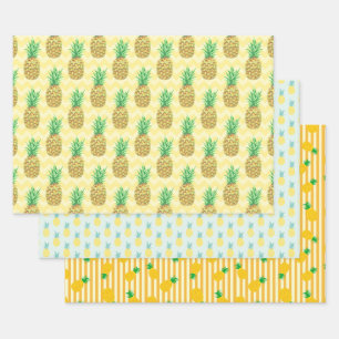 Pineapple Wrapping Paper Sheet