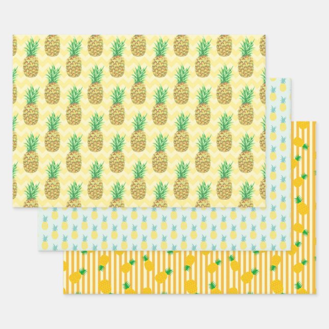 Pineapple Wrapping Paper Sheet (Set)