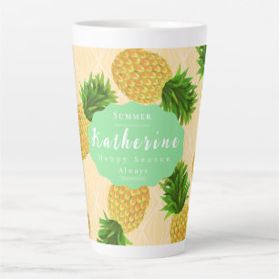 Pineapple Yellow Latte Mug