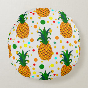pineapples 2 throw pillow