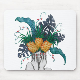 Pineapples are in my head mouse mat