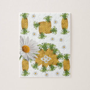 Pineapples Bike Jigsaw Puzzle Daisy