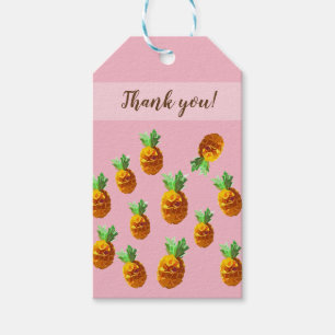 Pineapples Custom Gift Tags