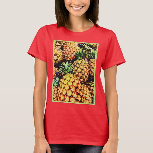 "Pineapples" Cute Photo. Buy Now T-Shirt (Front)