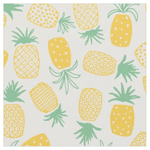 Pineapples Fabric Zazzle