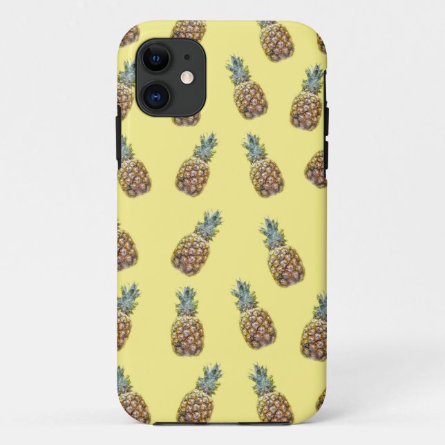 Pineapples Fruit Pattern  Case-Mate iPhone Case (Back)