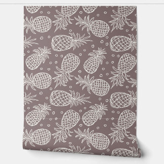 Pineapples In Cinnamon Slate By Benjamin Moore Wallpaper