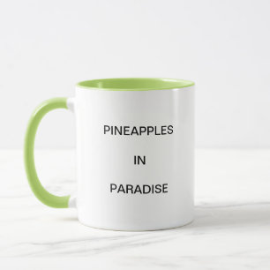 Pineapples in Paradise Mug by Susie Cassens