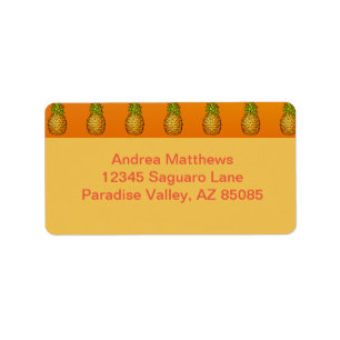 Pineapples Label