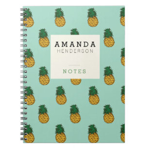 Pineapples & Mint Notebook