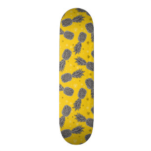 Pineapples On Gold Skateboard