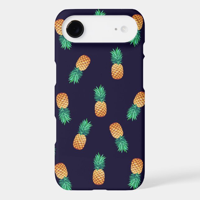 Pineapples On Navy Case-Mate Samsung Galaxy Case (Back)