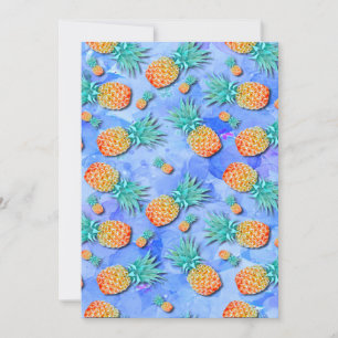Pineapples. Paint. Party. Invitation