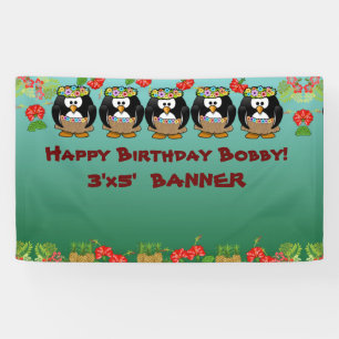 Pineapples, Penguins, Hawaiian, Oh My! Banner