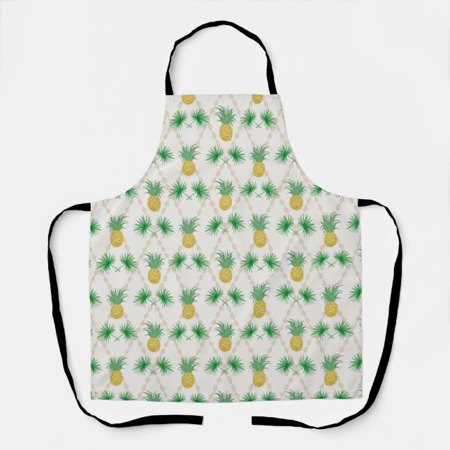 Pineapples, retro apron (Front)
