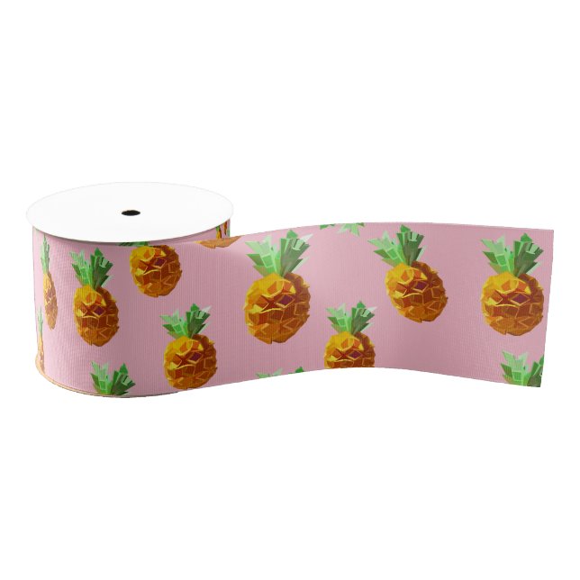 Pineapples Ribbon Grosgrain Ribbon (Spool)