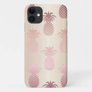 Pineapples Rose Gold iPhone 11 Case