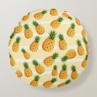 Pineapples Round Cushion