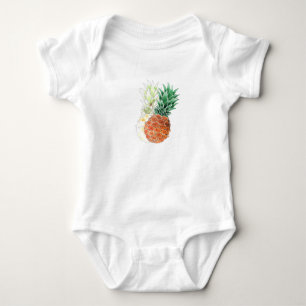 Pineapples, sweet couple . baby bodysuit