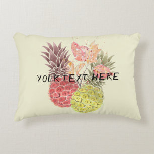 Pineapples, sweet couple . decorative cushion