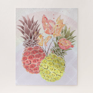 Pineapples, sweet couple, jigsaw puzzle