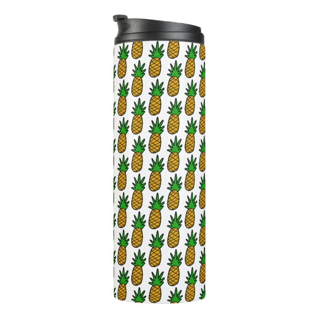 Pineapples Thermal Tumbler (Rotated Right)
