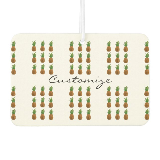 pineapples Thunder_Cove Car Air Freshener (Front)