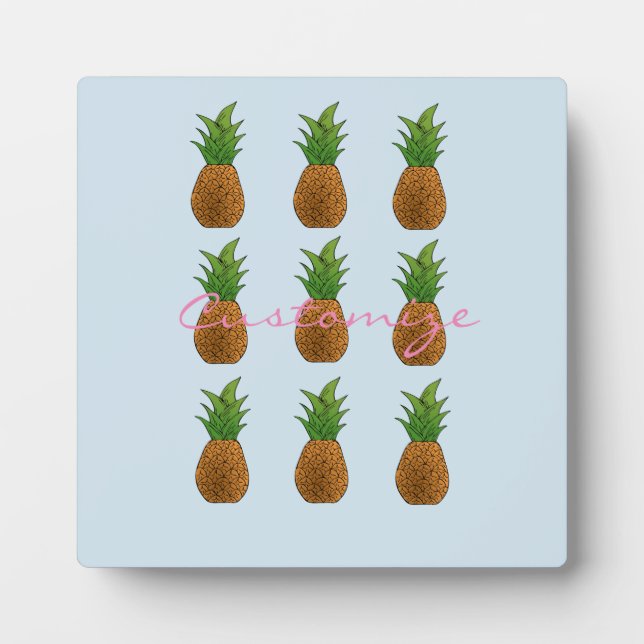 Pineapples Thunder_Cove Plaque (Front)