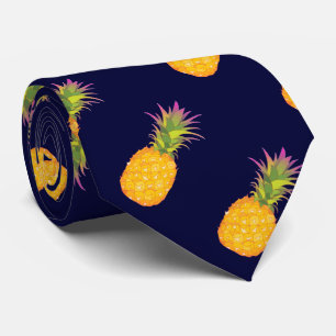 Pineapples - Tropical Blue Tie