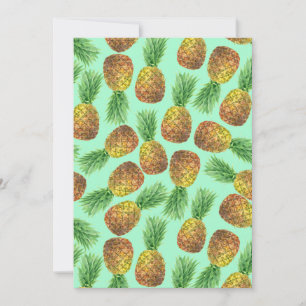 Pineapples watercolor 2