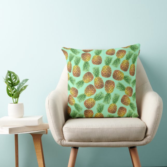 Pineapples watercolor 2 cushion (Chair)