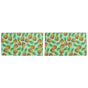 Pineapples watercolor 2 pillowcase