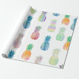 pineapples wrapping paper