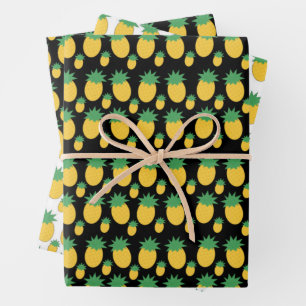 Pineapples! Wrapping Paper Sheet