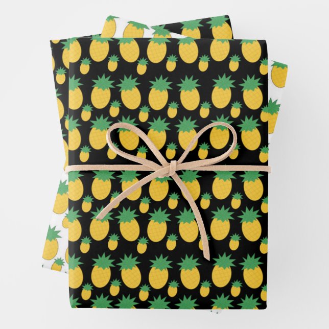 Pineapples! Wrapping Paper Sheet (In situ)