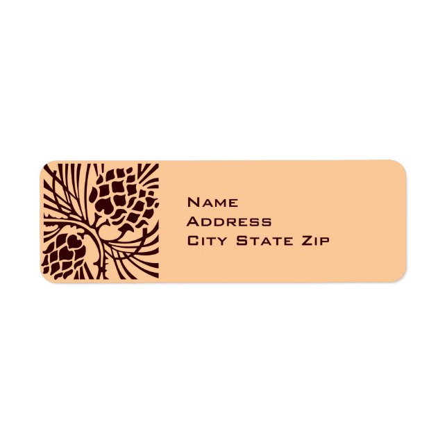 Pinecone Address (Front)