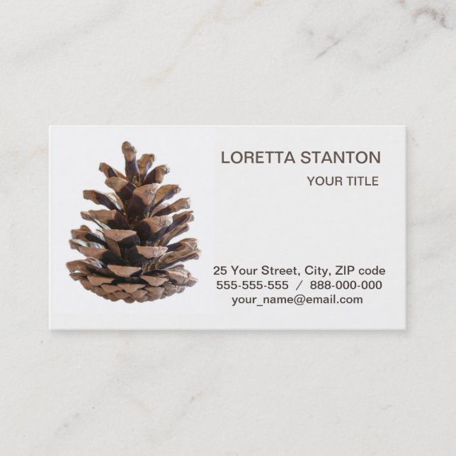 Pinecone Business Card (Front)