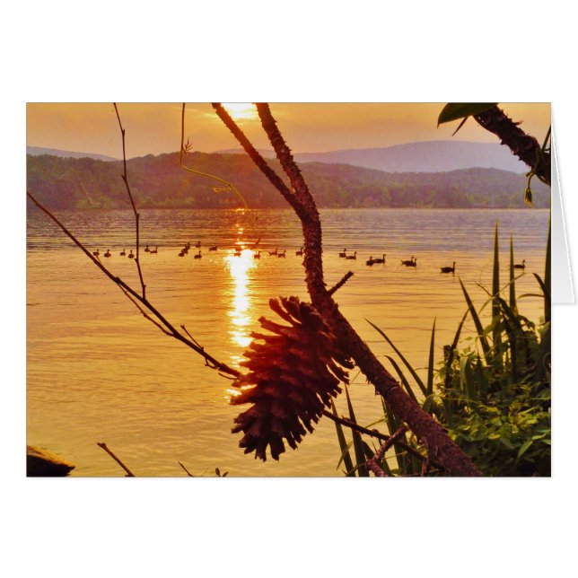 Pinecone Lake sunset (Front Horizontal)