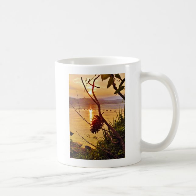 Pinecone Lake sunset Coffee Mug (Right)