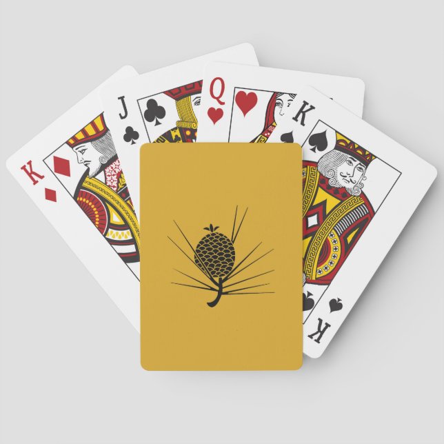 pinecone with needles playing cards (Back)