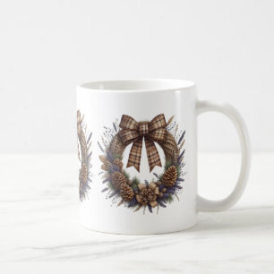 Pinecone Wreath Mug