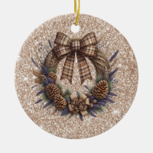 Pinecone Wreath Ornament