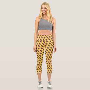 Pinecones Capri Leggings